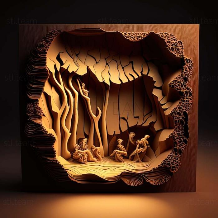3D модель Игра в пещеру (STL)